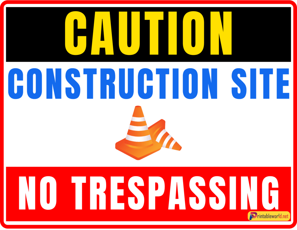 Printable No Trespassing Sign Printable World