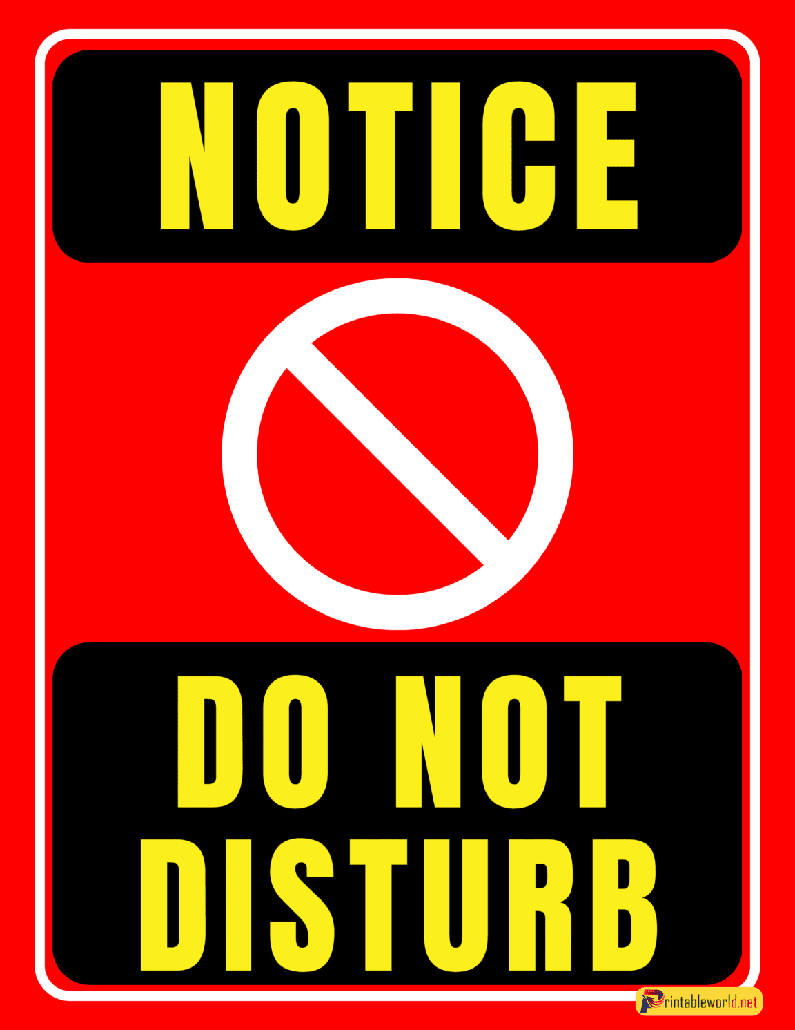 10+ Printable Do Not Disturb Sign Printable World