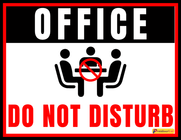 10+ Printable Do Not Disturb Sign - Printable World