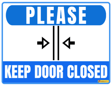 11+Printable Please Close the Door Sign - Printable World...