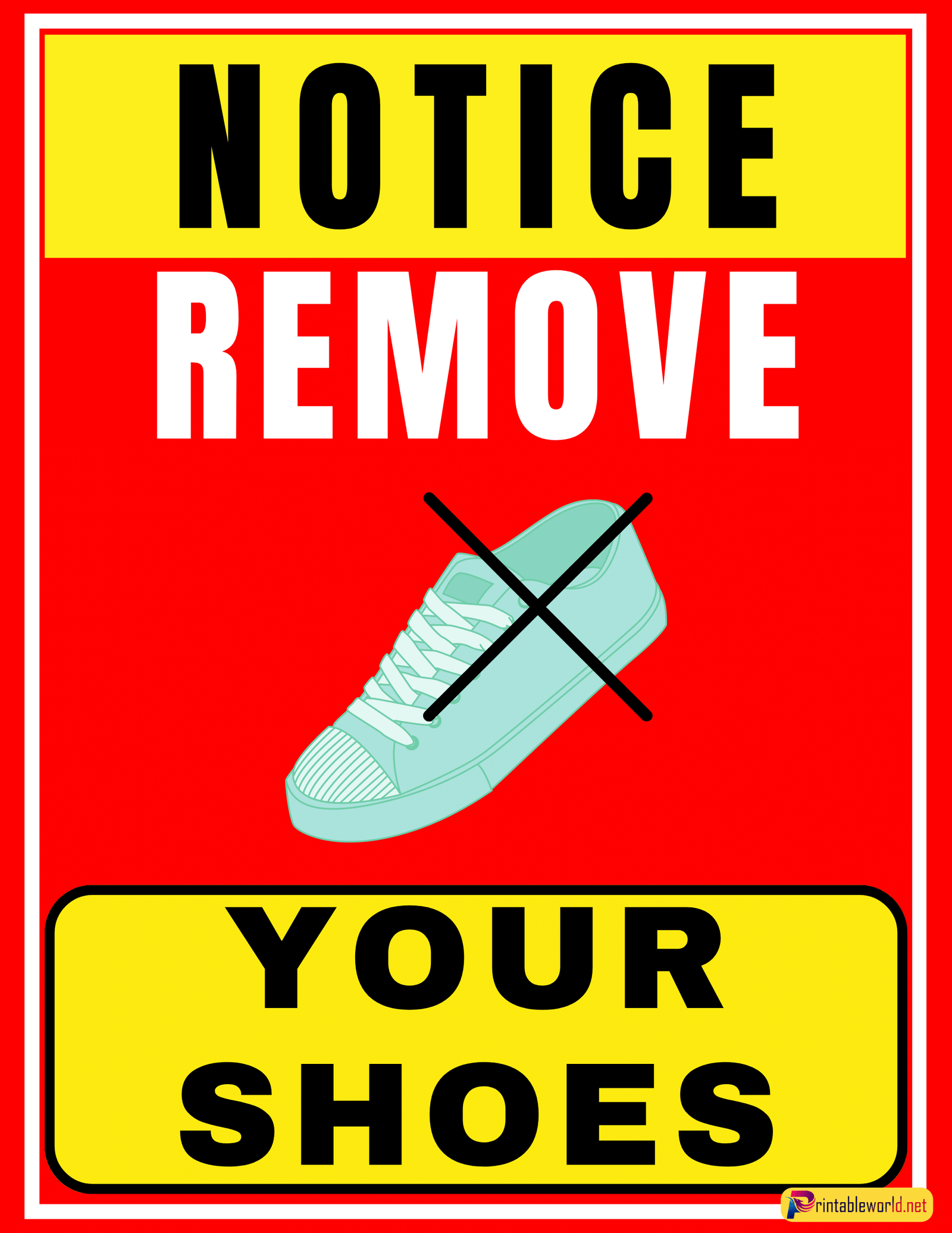 NS INVENTIVENESS - Please Remove Your Shoes Outside in Hindi PVC Sticker -  (Square, 8 inch X 8 inch) : Amazon.in: Office Products