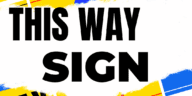 This way Sign