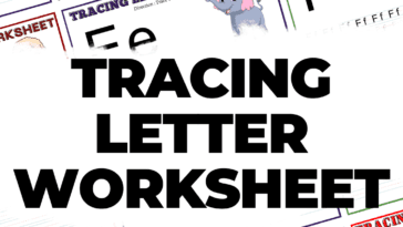Tracing Letter Worksheet