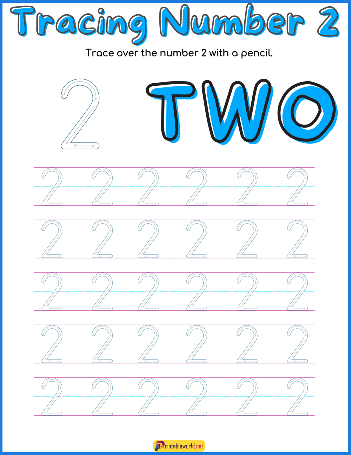 Tracing Number Worksheet: A Comprehensive Guide to Early Numeracy ...