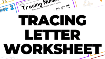 Tracing Numbers Worksheet